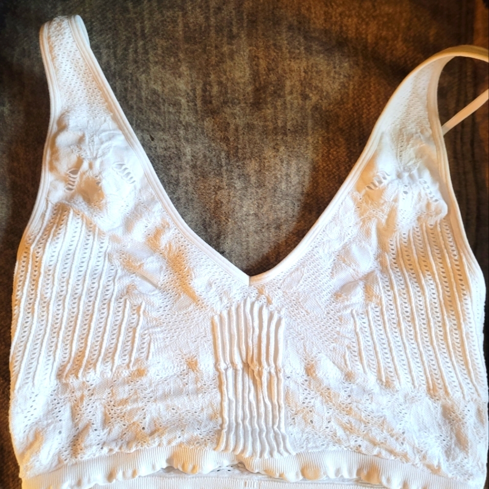 White Bralette XL